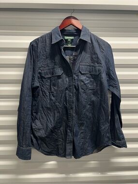 Ralph Lauren Dark Blue Denim Shirt Jacket